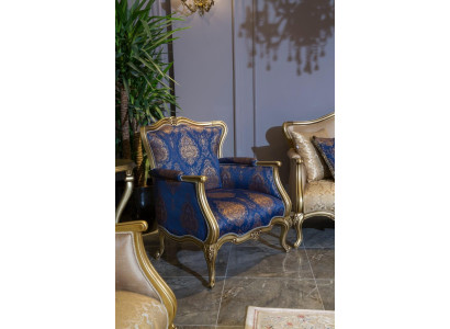 Armchair Single Seater Couch Textile Sofa Upholstery Furniture Couches Fabric Textile Velvet