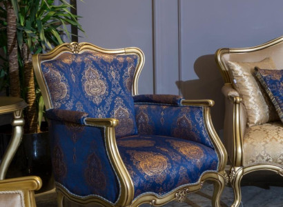 Armchair Single Seater Couch Textile Sofa Upholstery Furniture Couches Fabric Textile Velvet
