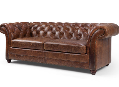 Chesterfield 100% Genuine Leather Sofa Sofa Couch Upholstery Classic Couches