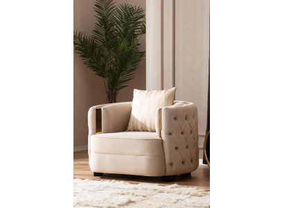 Living room Luxury Armchair Modern Single Seater Design Chesterfield 1 Series Italy Furniture