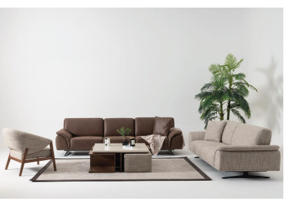 Sofa set 3+3+1 Seater Couch Living landscape Suite Design Modern