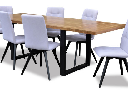 Complete Set Dining table + 6 Chairs Set Dining room Wooden Tables Dining Group Table 7 pieces