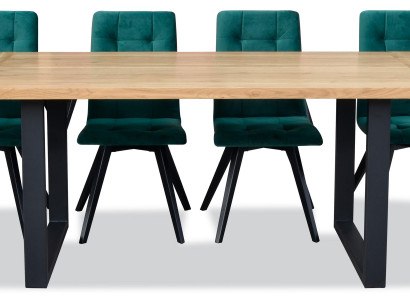 Dining room Design Furniture Chair group Table + 6 Leaning Chairs 7 pcs. Set Suite new
