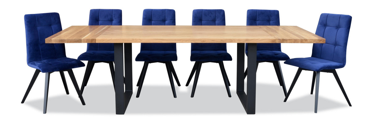 Suite Complete Set Dining table 6 Chairs Dining room Group Wood Table Tables 7pcs