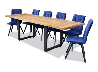 Classic r Suite Dining table Table Wood Dining room 6x Chair Set Chairs 7 pcs. set