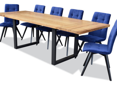 Classic r Suite Dining table Table Wood Dining room 6x Chair Set Chairs 7 pcs. set