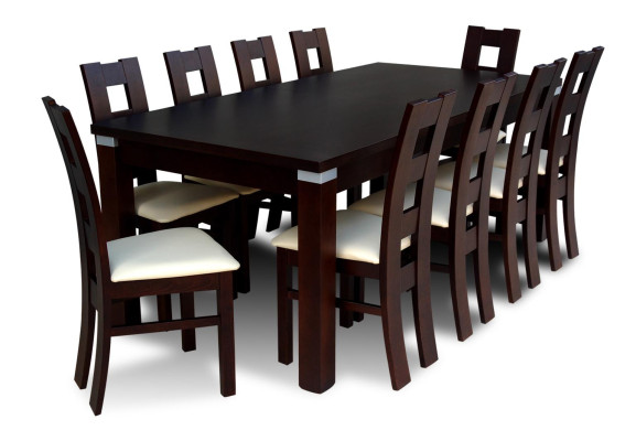 Tables Dining set Table 10 Chairs Dining room Suite Chair Set Wood