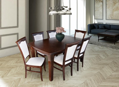 Complete e dining set 7 pieces. Dining room Suite Set Modern Table 6x Chairs Chair