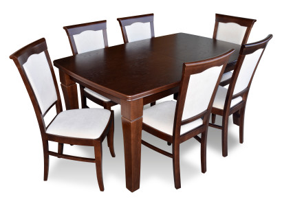 Designer Table + 6 Chair Set Sets Complete Living room Dining room