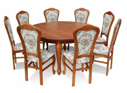 Dining table & 8x Chairs Dining room Set Dining set Classic r Table Chair Tables