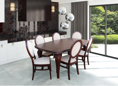 Dining table 6 Chairs Seating set Table Chair Set Dining room Sets