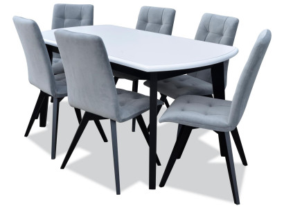 Dining room Suite Set Classic Table 6x Chairs Luxury Tables 7pcs Complete new
