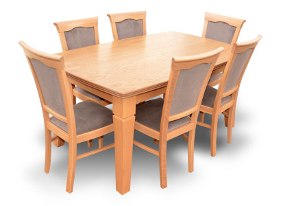 Complete Set Dining table 4 Chairs Dining room Set Ess Group Wood Table Tables 5pcs