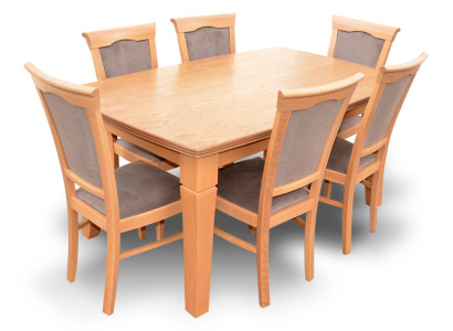 Complete Set Dining table 4 Chairs Dining room Set Ess Group Wood Table Tables 5pcs