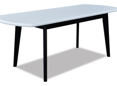 Tables Design Table Wooden Table Dining room Luxury Furniture White Black 80x160/200 cm