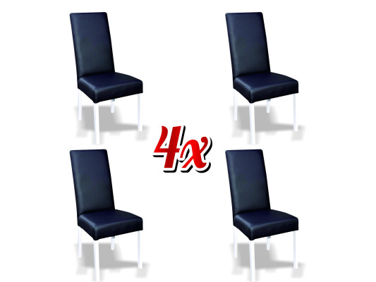 Modern Chair Wood Living room Furniture Set 4x Chair Elegant Luxury new