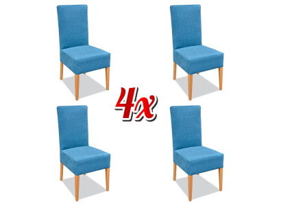 Classic r Dining room Chair Group Armchair 4x Chairs Suite Upholstery Velvet new
