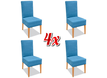 Classic r Dining room Chair Group Armchair 4x Chairs Suite Upholstery Velvet new