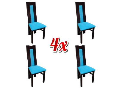 Suite Seat Upholstery Wood 4x Chairs Living room new Dining Room Group Set Chair