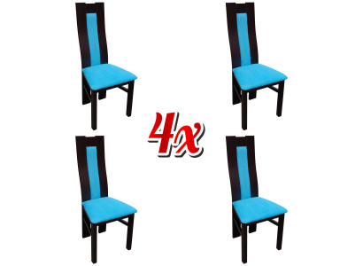 Suite Seat Upholstery Wood 4x Chairs Living room new Dining Room Group Set Chair