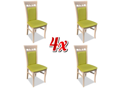 Suite Armchair new 4x Chairs Chair Upholstery Design Lounge Kitchen Seat Dining room