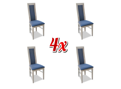 Dining room chair Italy Furniture new Luxury Classic Chairs Set 4x Wood Design new