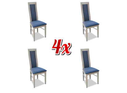 Dining room chair Italy Furniture new Luxury Classic Chairs Set 4x Wood Design new