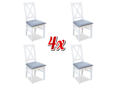 Dining room Lehn Upholstery Seat Chairs Suite Complete K22 4x Designer Chair Set