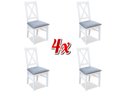 Dining room Lehn Upholstery Seat Chairs Suite Complete K22 4x Designer Chair Set