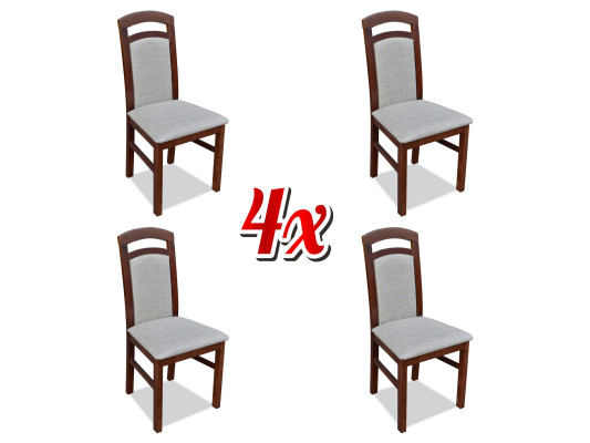 Dining room Chair Suite Armchair Upholstery Design 4x Chairs Group Set Gastro new