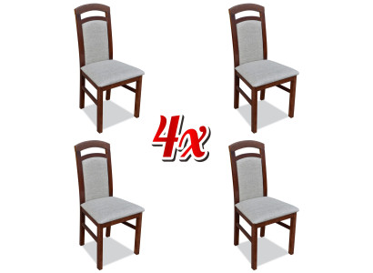 Dining room Chair Suite Armchair Upholstery Design 4x Chairs Group Set Gastro new