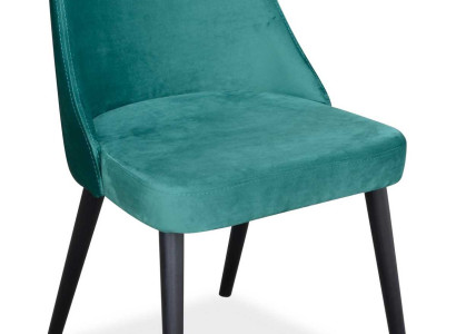 Dining room Chairs Fabric Chair Seat Upholstery Wooden Chair Green Wood Modern new