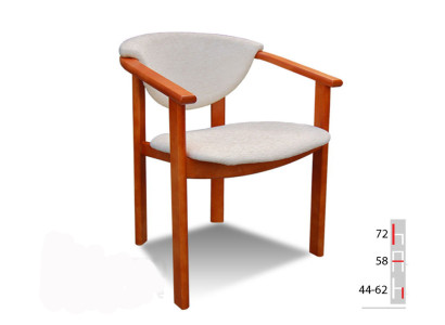 Solid wood Chair Dining room CHAIR DESIGNER CLASSIC White ARMCHAIR Wood