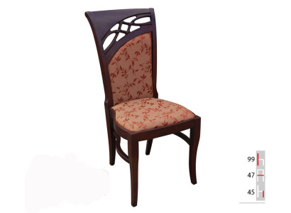 Solid wood Wood BROWN Chair MODERN DESIGNER Dining room CHAIR Kitchen Decorative
