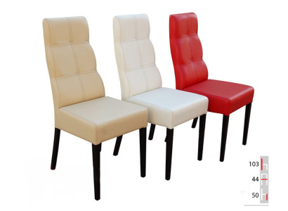 Solid wood Wood Chair MODERN Leather DESIGNER Dining room CHAIR Kitchen Decorative