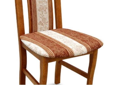 Chair without armrest Dining room chair Wood Fabric Dining room Design Armchair