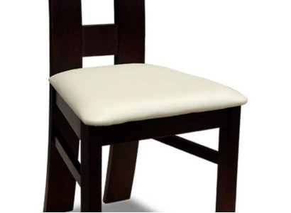 Solid wood White Black Wood DESIGNER Chair Dining room CHAIR MODERN Decorative