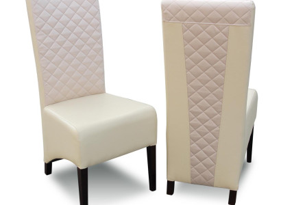 Solid wood White Wood DESIGNER Dining room CHAIR Leather Chair MODERN Decorative