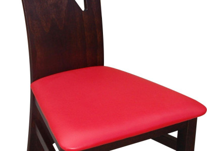 Solid wood Wood RED Chair MODERN DESIGNER Dining room CHAIR Kitchen Decorative