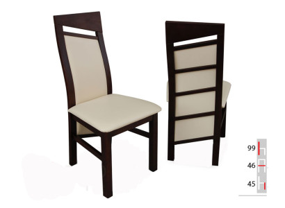 Solid wood Wood Chair MODERN White DESIGNER Dining room CHAIR Kitchen Decorative