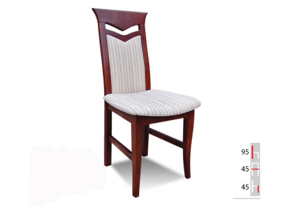 Solid wood Chair Dining room CHAIR DESIGNER Fabric CLASSIC White Chair Wood