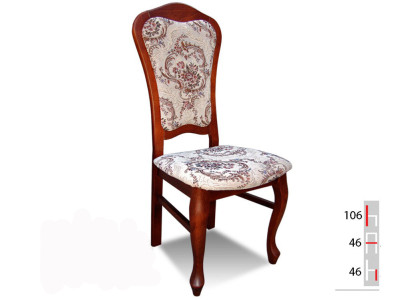Solid wood Chair Dining room CHAIR Wood DESIGNER Chair CLASSIC White Decorative