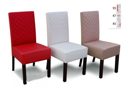 Solid wood Wood DESIGNER Dining room CHAIR FULL LEATHER Chair MODERN Decorative