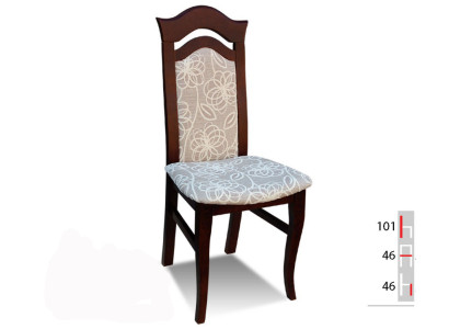 Solid wood Wood DESIGNER Dining room CHAIR Fabric Chair CLASSIC Decorative