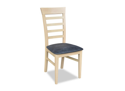 Dining room chair 1x Chair Textile Chairs Armchair Wood Leather Upholstery Gastro Dining room