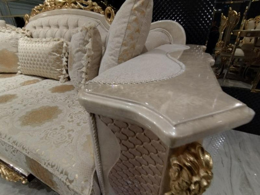 Three-seater design sofa 3 seater couches textile chesterfield sofa 3 seater fabric new