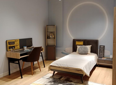 Stilove Bedroom set Designer Youth Room Furniture Bed + Bedside table