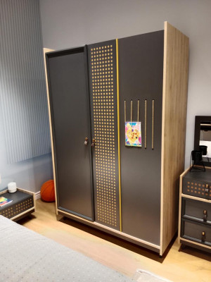 Wardrobe Cabinet Luxurious Bedroom Furniture Cabinets Wood Childrens room