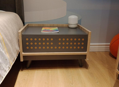Noble Children Bedside table Designer Furniture Childrens room Console Tables Gray