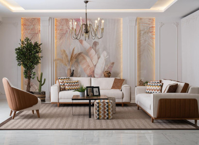 Stylish sofa set 3+2+1 seat armchair high quality furniture luxury design